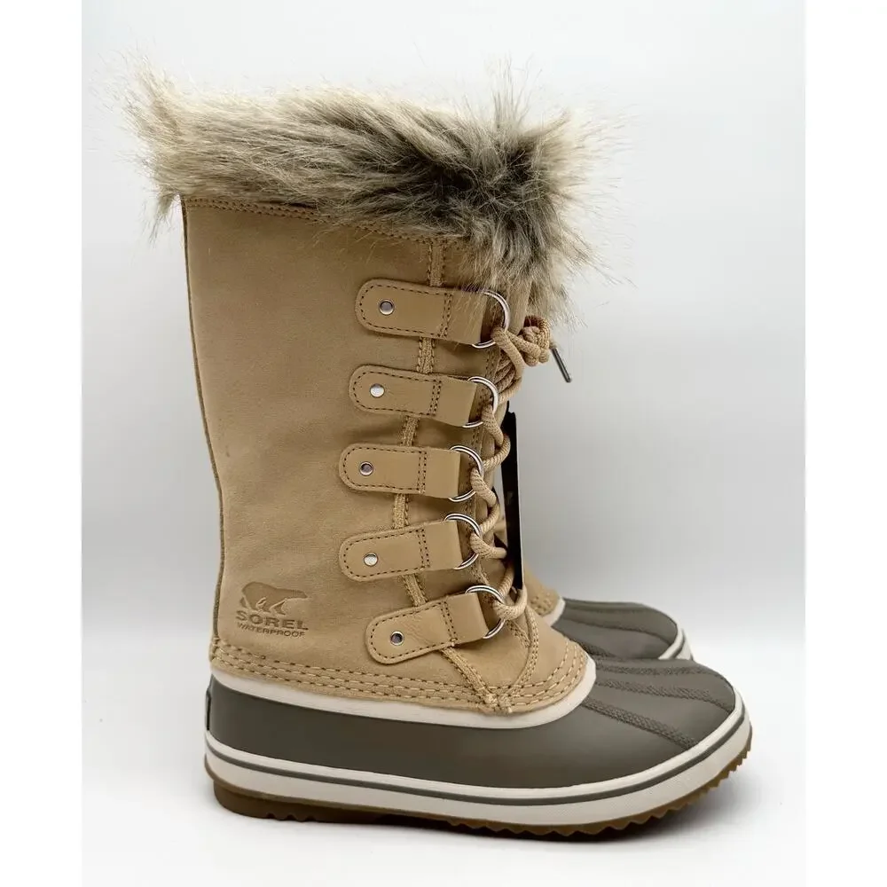 SOREL Womens Joan of Arctic Winter Boots US 7 EU 38 Tan Waterproof EUC
